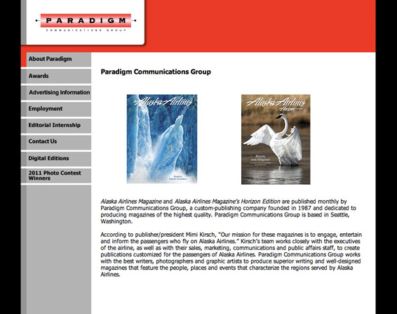 Paradigm Communications Group Website